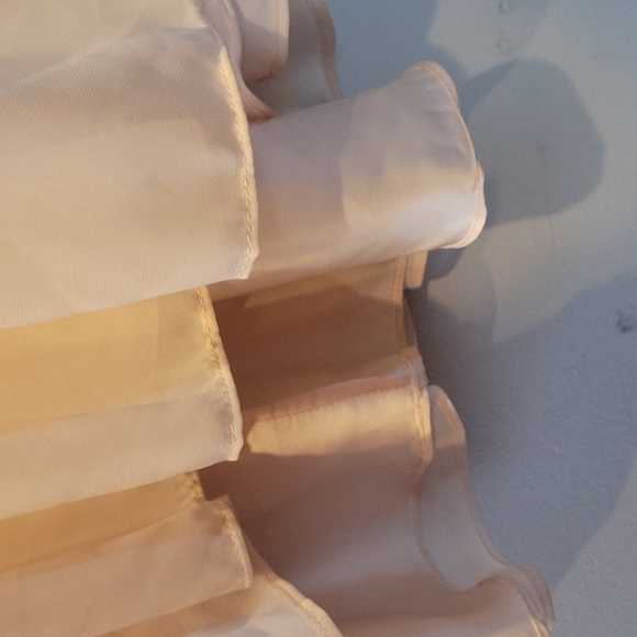 Strapless Short Evening Gown/Dress,Excellent Condition, sz.4,Peach chiffon - Picture 4 of 6